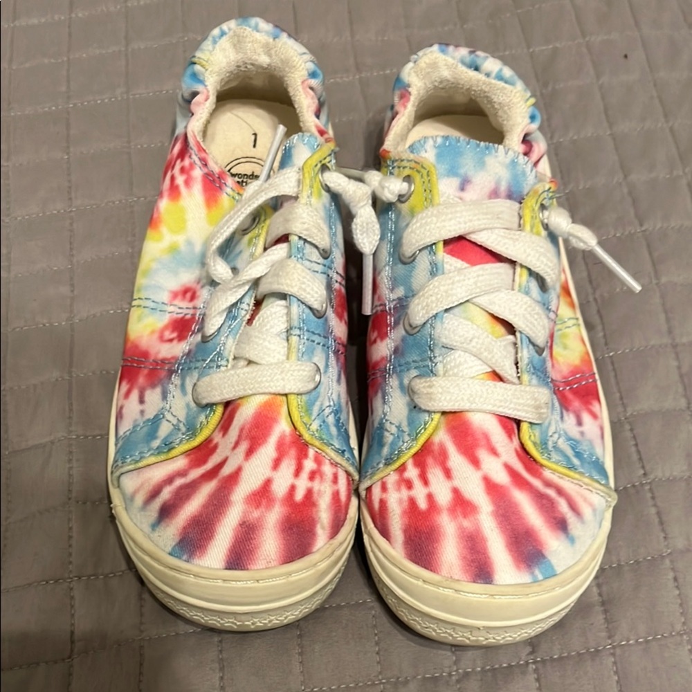 Wonder Nation Red and Blue Sneakers Vibrant Canvas